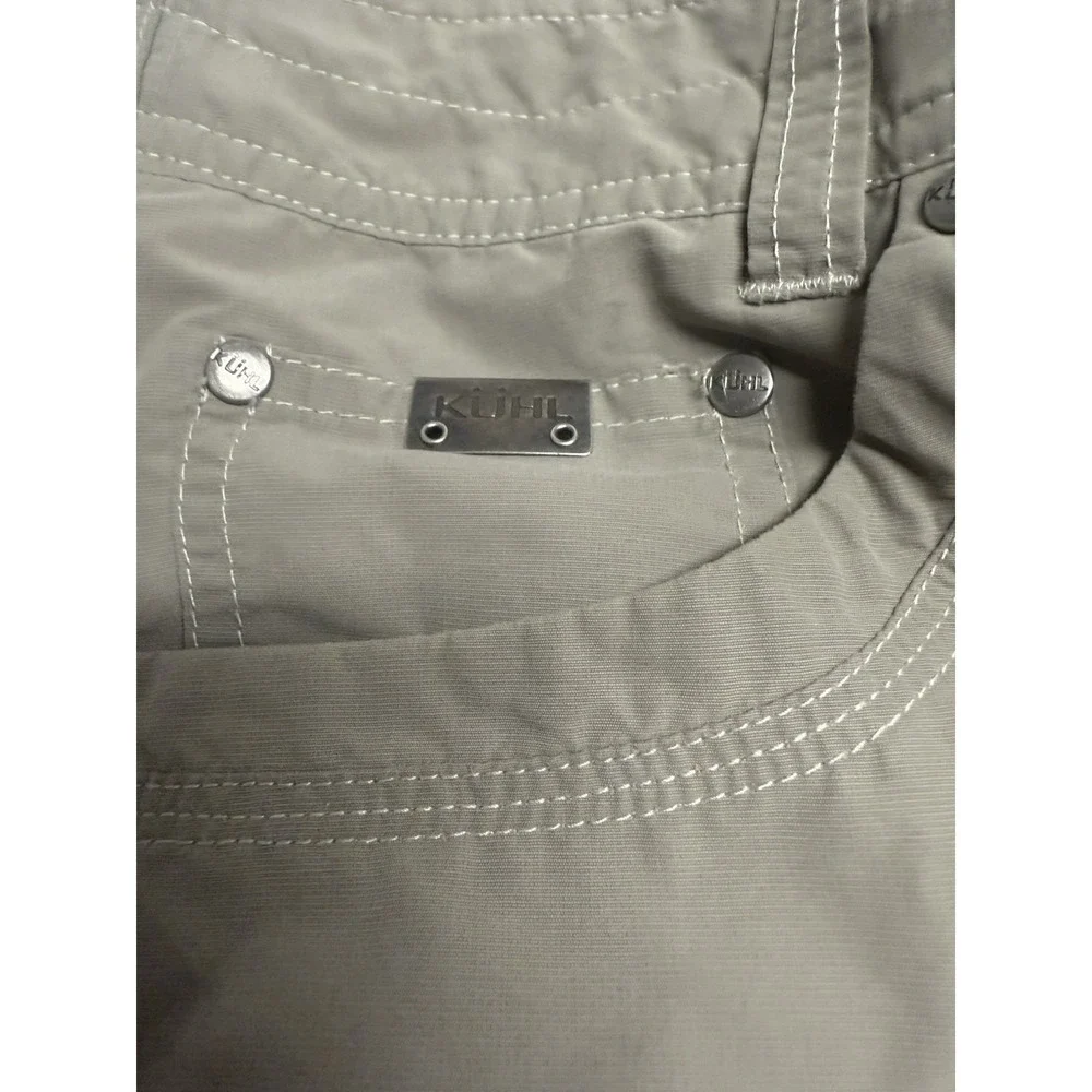 Kuhl Liberator Convertible Stealth Pants Green Khaki Size 36 x 30 Zip Off Hiking - Picture 6 of 10